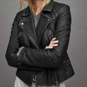 ALLSAINTS Cargo Leather Biker Jacket